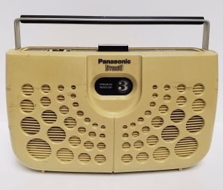 Panasonic Rs - 833s Portable Stereo 8 - Track Player Swiss Cheese With Cord