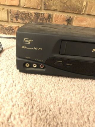 Magnavox Philips VHS HQ 4 Head Stereo VCR VRZ262AT21 Recorder Player Great 2