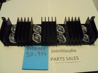 Pioneer Sx - 950 Heat Sink Holds 8 To - 3 Transistors Fits Other Units See Below
