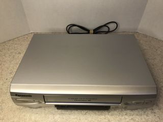 Panasonic PV - V4523S Silver VCR VHS Player Recorder No Remote 2