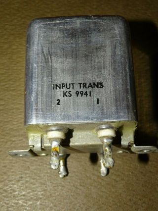Pair,  Western Electric KS 9941 Input Transformers for Tube Amplifier,  Good 2