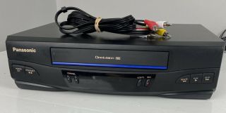 Panasonic Pvq - V201 Omnivision Vcr Vhs Player (no Remote)