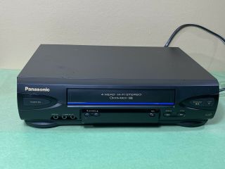 Panasonic Omnivision Pv - V4522 Vhs Vcr - Great No Remote