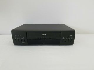 Rca Vcr With Remote Vr525 Vhs Player 4 Head Hi - Fi Video Cassette Recorder