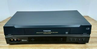 Toshiba Vcr Vhs Video Cassette Recorder W - 522 4 Head Hi - Fi No Remote Great