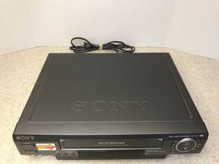 Sony SLV - AX10 VCR 4 - Head Hi - Fi VHS Video Cassette Recorder Player 2