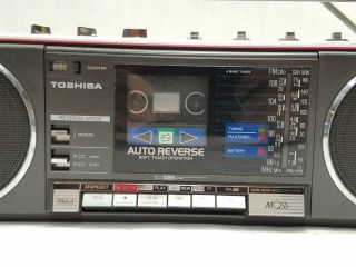 Toshiba RT - SF5 AutoReverse Cassette AM/FM/SW Radio Stereo Player Recorder Parts 3