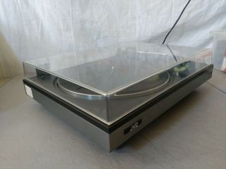 VINTAGE JVC JL - A20 TURNTABLE w/ DUST COVER (COMES WITH BELT) 3