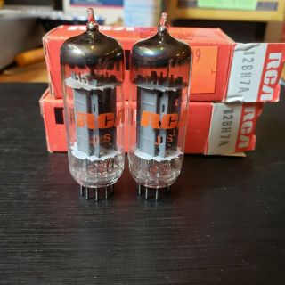 Vacuum Tubes,  Nos,  Matched Pair,  Rca,  12bh7a,  12bh7,  Js Date Codes