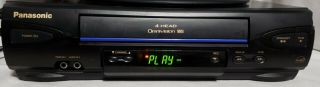 Panasonic Pv - V4022 Omnivision 4 - Head Vcr Vhs Player - Fully No Remote Euc