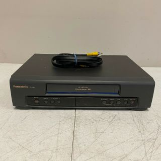 Panasonic Pv - 7400 Omnivision Vcr Vhs Cassette 4 Head Tape Player Recorder