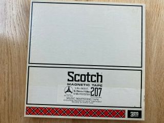 Scotch 207 10.  5 " X.  25 " Reel To Reel Audio Tape