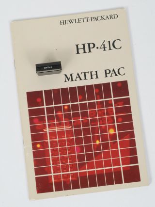 Hewlett - Packard Hp - 41c Series Math Module - Mathematics Cv Cx