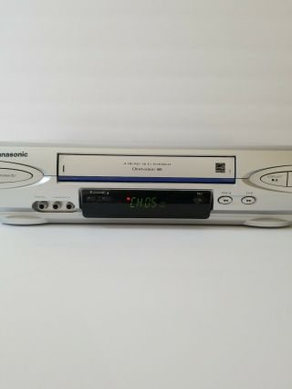 Panasonic 4Head VHS Player PV - V4524S Omnivision/Cleaned,  Works/ No Remote 2