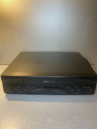 Allegro By Zenith Alg410 4head Vhs Vcr Player / Recorder