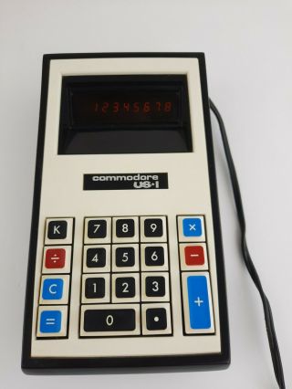 Commodore Us 1 Desk Calculator Vintage