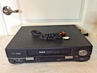 Rca Vr639hf Hi Fi Stereo Vhs Vcr Recorder Player Great W/ Cable No Remote