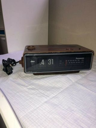 Panasonic Rc - 6030 Flip Clock Radio Ground Hog Day Back To The Future