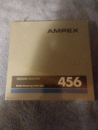 Ampex Grand Master 456 Audio 7 " Tape Reel To Reel
