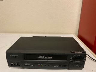Emerson EWV401B Hi - Fi 19 Micron 4 Head VHS VCR Player/Recorder - 2
