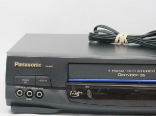 PANASONIC PV - 9451 VHS VCR Player Recorder No Remote 2