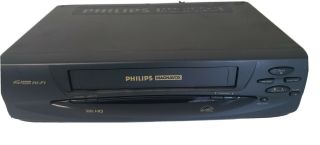 Philips Magnavox Vr400bmg21 Hi - Fi 4 - Head Video Cassette Recorder No Remote