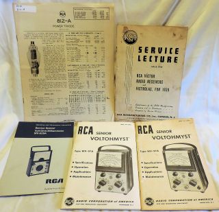 BOX O MANUALS 47 RCA ASSORTMENT Books & Manuals 2