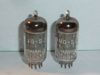 Tung - Sol 12au7 Ecc82 D - Getter Tubes,  Matched Pair,  Nos Testing,  Matched Codes