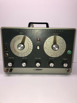 Heathkit Tv Alignment Generator,  Model Ig - 52,  Vintage