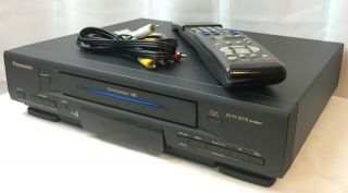 Panasonic Pv - 4351 4 Head Vhs Hifi Video Cassette Recorder Vcr Player Japan