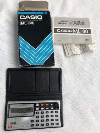 Casio Ml - 88 - Musical Calculator - Read Details -