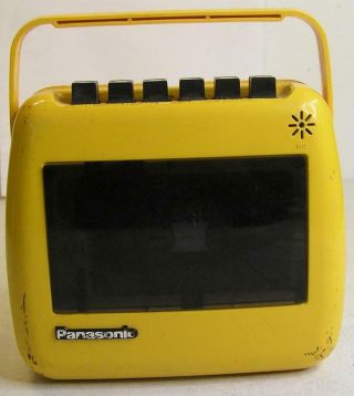 Vintage Panasonic Rq - 711s Cassette Tape Player - Yellow - Mod Look - -