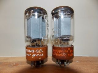 Tung - Sol 5881 Vacuum Tubes Properly Current Matched & Guaranteed 2