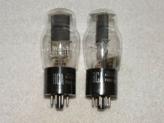 2 X 6f6g Rca Tubes Very Strong Pair (2 Pair Available)