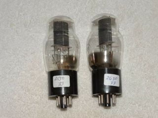 2 x 6F6g RCA Tubes Very Strong Pair (2 Pair Available) 2