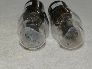 2 x 6F6g RCA Tubes Very Strong Pair (2 Pair Available) 3
