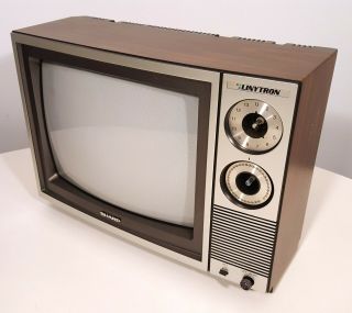 Sharp Linytron Vintage Television Set 1983 13 " Color Tv Missing Parts For Repair