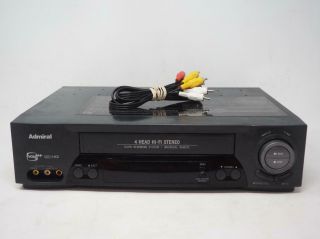Admiral Jsj 20449 Vhs Vcr Player Recorder No Remote