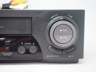 ADMIRAL JSJ 20449 VHS VCR Player Recorder No Remote 3