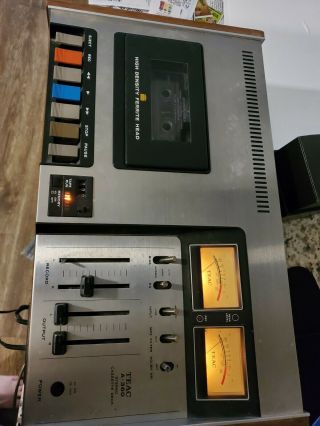 Teac A - 360s Stereo Cassette Deck Dolby System.  Needs Belt.