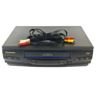 Panasonic Omnivision Pv - V4020 Vcr Vhs Player Recorder With Av Cable