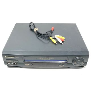 Panasonic Pv - 9451 Omnivision 4 Head Vhs Vcr Player Recorder With Av Cable