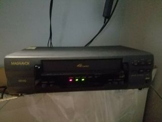 Magnavox Philips Vr400bmg24 Vcr Vhs Player Video Cassette Recorder