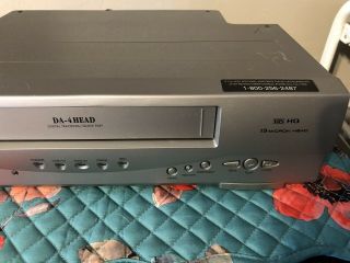VTG Emerson EWV404 19 Micron DA 4 Head VCR VHS Player No Remote - 2