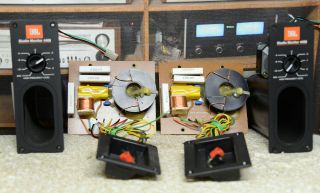 2 Jbl 4408 Speaker Crossovers With Level Controls And Terminals