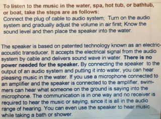 BioSonix Underwater Speaker and Microphone 3