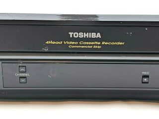 Toshiba VCR W - 422 VHS Player Video Cassette Recorder 4 Head 3