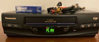 Panasonic PV - V4020 VCR VHS Player HiFi Video Cassette Recorder 4Head (NO REMOTE) 2