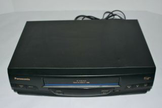 Panasonic PV - V4020 4 Head VCR Plus VHS Player Recorder No Remote & Cable 2