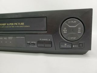 Sharp VC - A410U 4 Head Hi - Fi Stereo VHS VCR - 3